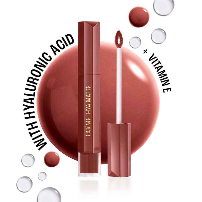 Lakme 9to5 Hya Matte Lip Liquid + Hyaluronic Acid | Vacation Nude