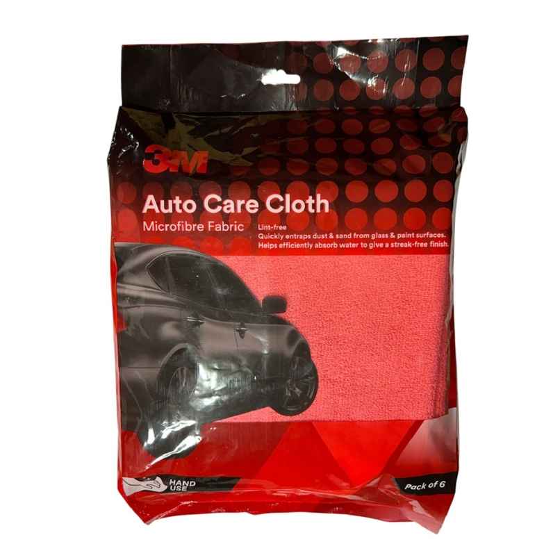 3M Auto Care Microfiber Car Cleaning Cloth (Pack of 6) - Assorted | 40 x 40 cm 3M Auto Care Microfiber Car Cleaning Cloth (Pack of 6) - Assorted | 40 x 40 cm