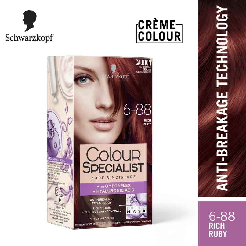 Schwarzkopf Colour Specialist Permanent Hair Colour 6-88 Rich Ruby Schwarzkopf Colour Specialist Permanent Hair Colour 6-88 Rich Ruby