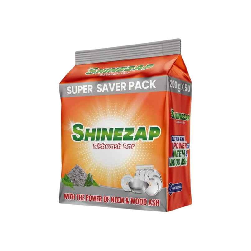 Shinezap Neem & Wood Ash Dishwash Bar