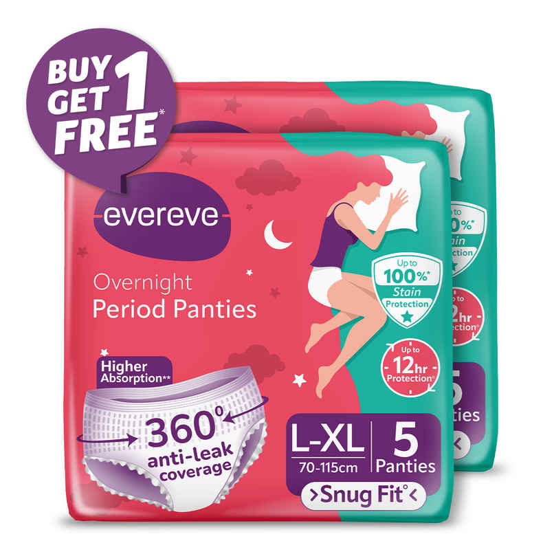Evereve Overnight Disposable Period Panties | L-XL