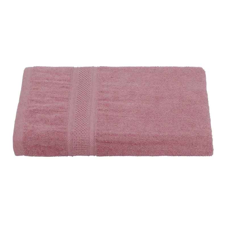 Dream Living Cotton Rich Bath Towel | 400 GSM | Ultra | Absorbent | Quick Dry I 68x138 cm Pink
