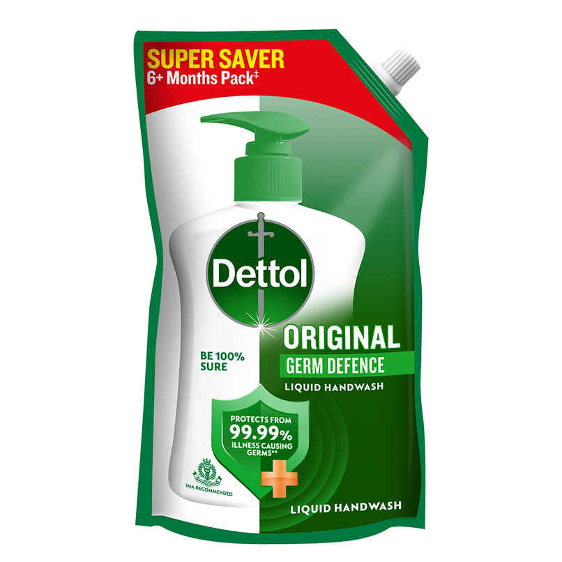 Dettol Original Hand Wash Refill| 99.99% Germ Protection Dettol Original Hand Wash Refill| 99.99% Germ Protection