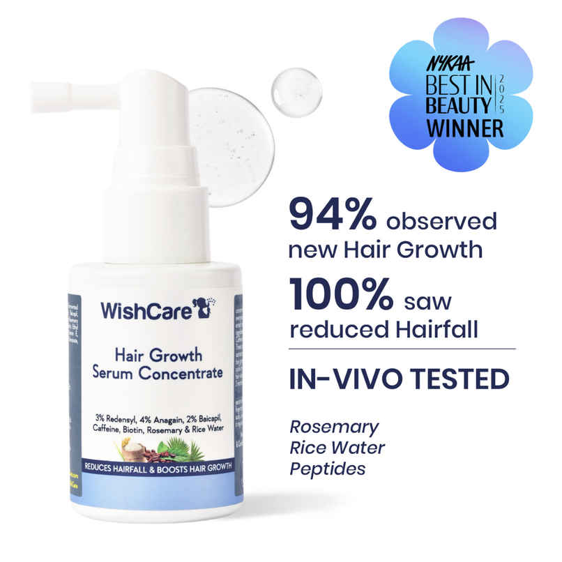 WishCare Hair Serum Concentrate|New Hair Growth & Reduced Hairfall|Redensyl, Anagain & Rosemary