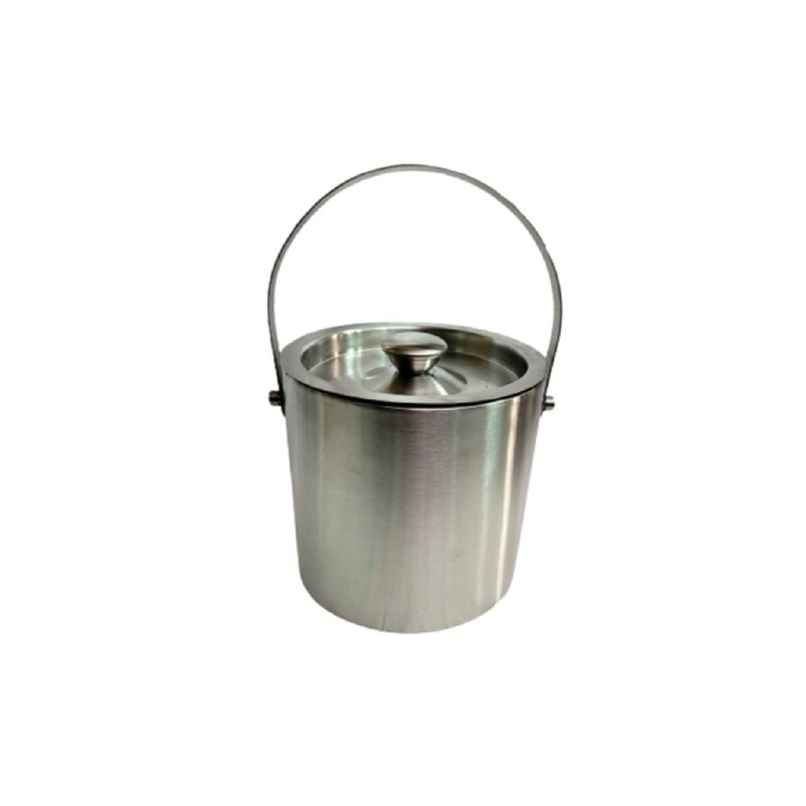 Soham Housewares Stainless Steel Ice Bucket 1.5 L