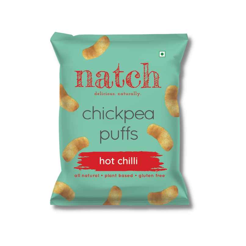 Natch Chickpea Puffs - Hot Chilli Natch Chickpea Puffs - Hot Chilli