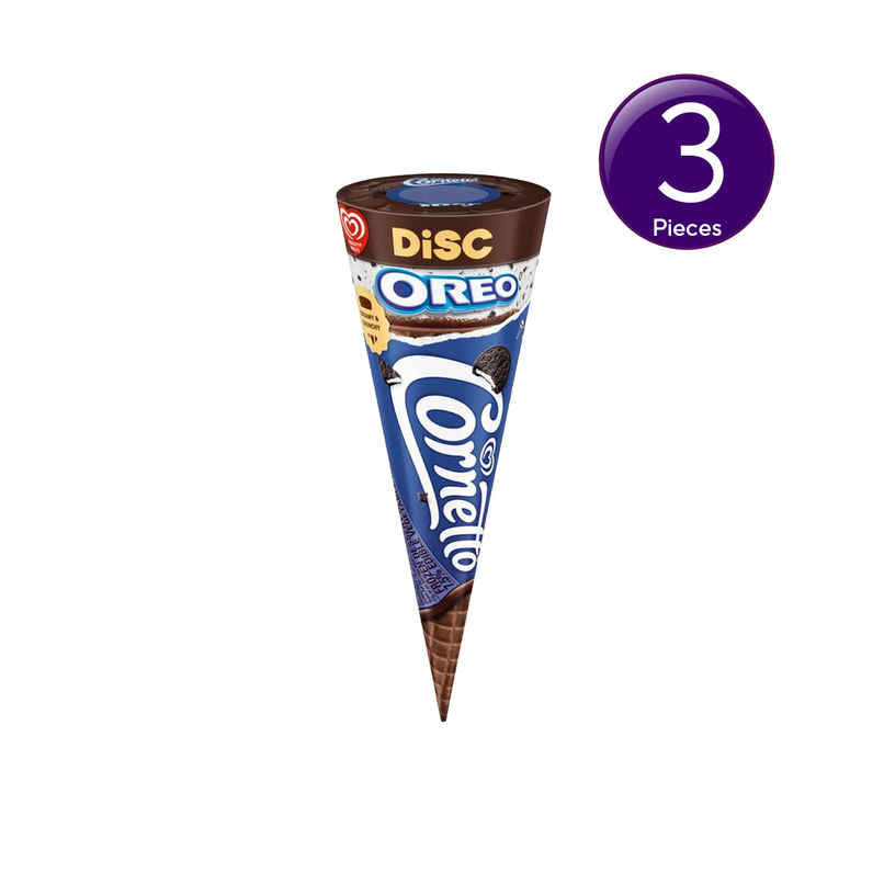 Kwality Wall's Cornetto Oreo Cone | Crunchy & Chocolatey Combo