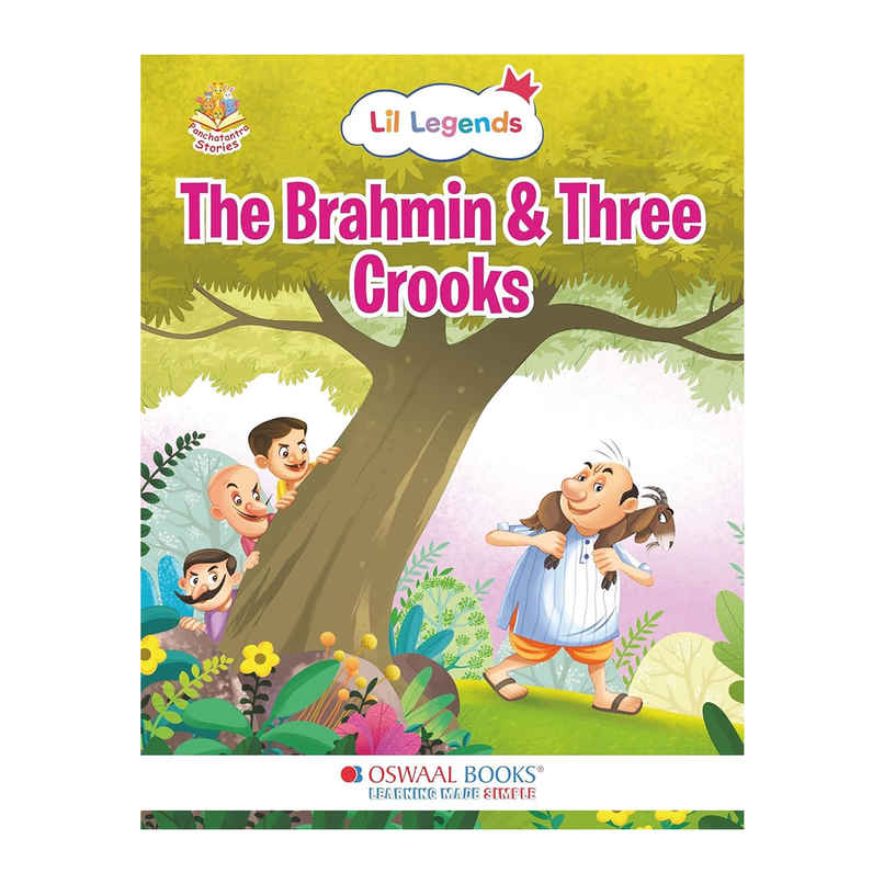 Oswaal Books Lil Legends Illustrated Panchtantra Stories For Kids 2+ | The Brahmin & Three Crooks