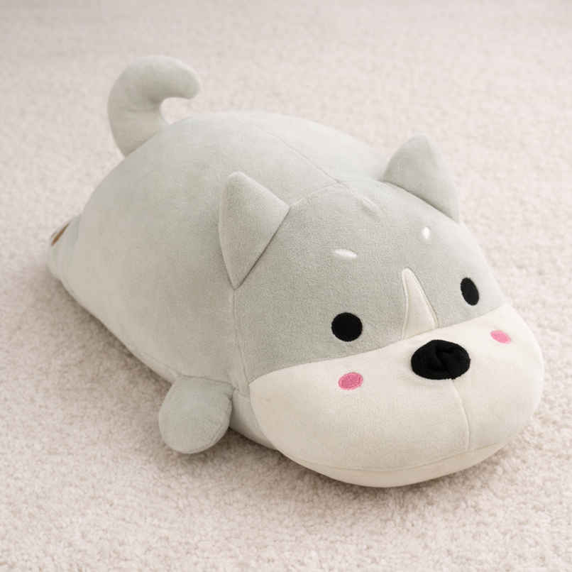 ZooWee Premium Grey Soft Dog Plush 40 cm ZooWee Premium Grey Soft Dog Plush 40 cm