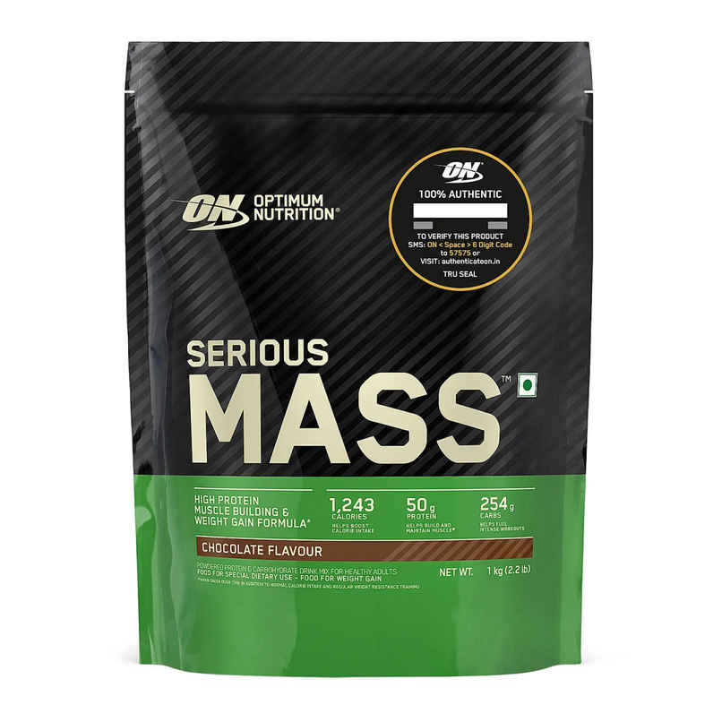 Optimum Nutrition Serious Mass Weight Gainer Powder High Protein & Calories Vegetarian Chocolate Optimum Nutrition Serious Mass Weight Gainer Powder High Protein & Calories Vegetarian Chocolate