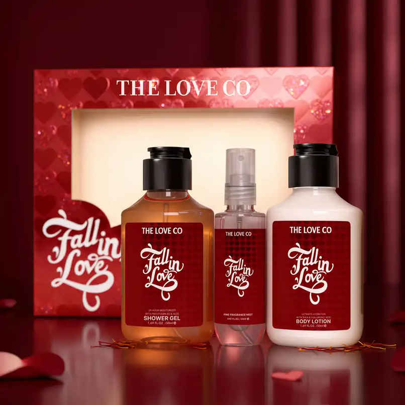 The Love Co Fall in Love Bath & Body Gift Set