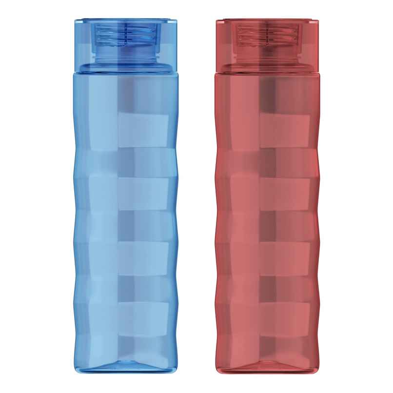 Kolorr Ringo 1L Red & Blue | Pack of 2 vibrant colors for convenience