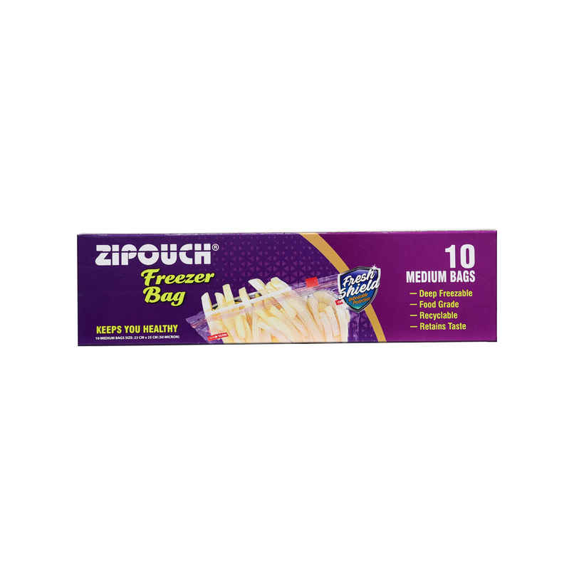 ZIPOUCH Freezer Bag Medium | 25 x 23 cm | Practical & Handy ZIPOUCH Freezer Bag Medium | 25 x 23 cm | Practical & Handy