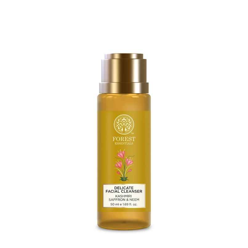 Forest Essentials Facial Cleanser Kashmiri Saffron & Neem | Brightening Face Wash