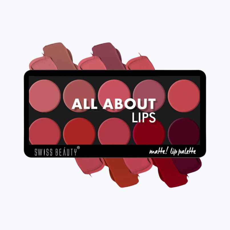 Swiss Beauty All About Lip Palette | Colors 01