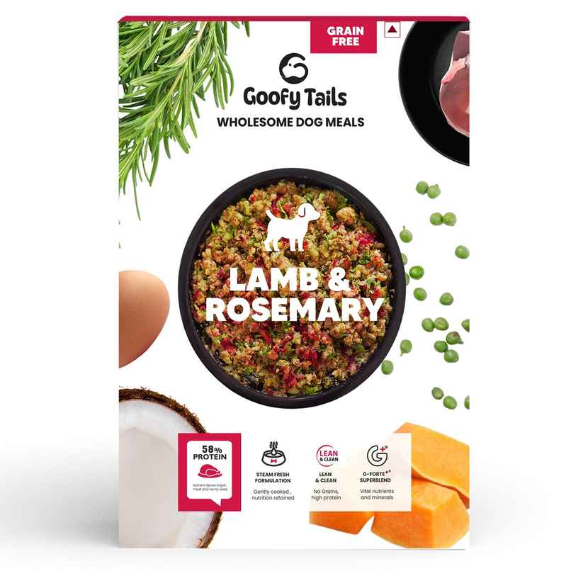 Goofy Tails Lamb & Rosemary Fresh Dog Food | Grain and Gluten Free | Dog and Puppy Food