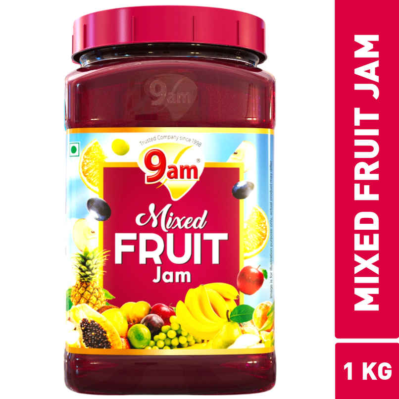 9am Mixed Fruit Jam, Fresh & Flavourful Fruit Spread 9am Mixed Fruit Jam, Fresh & Flavourful Fruit Spread