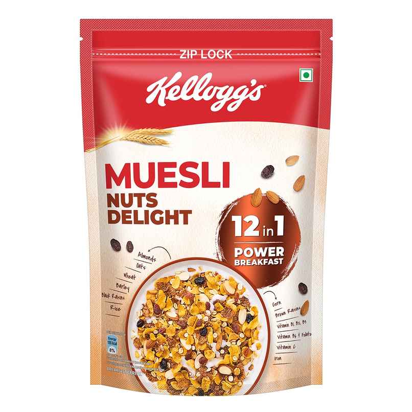 Kellogg's Muesli Nuts Delight 12-in-1 Power Breakfast