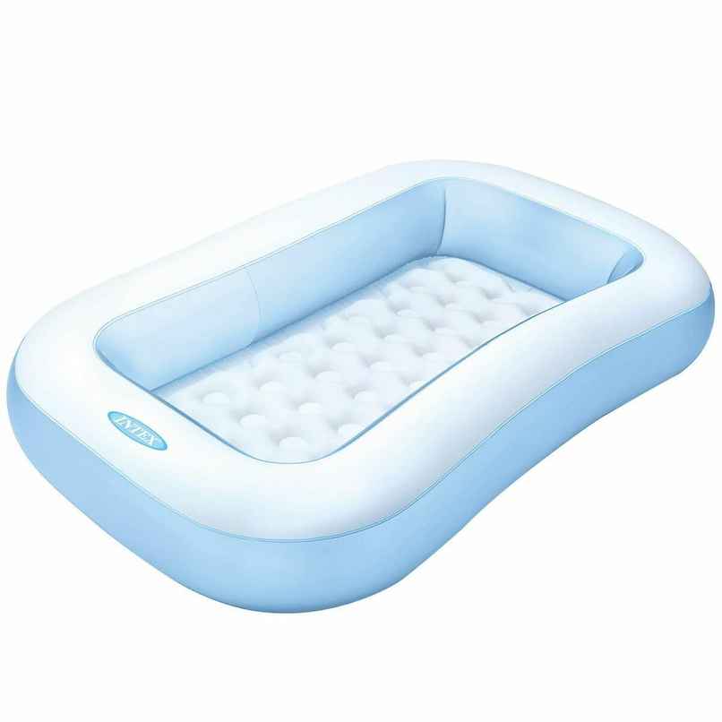 Toyshine Intex Big Rectangular Kids Pool | Blue (Ages 2-5)