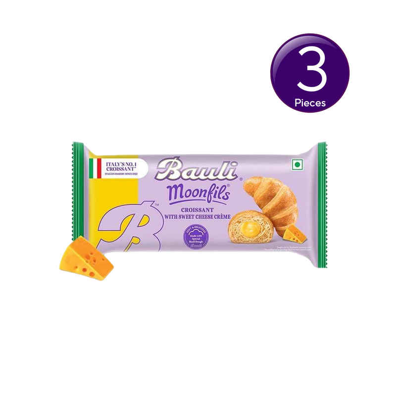 Bauli Moonfils Croissant Sweet Cheese | Veg | Combo Bauli Moonfils Croissant Sweet Cheese | Veg | Combo