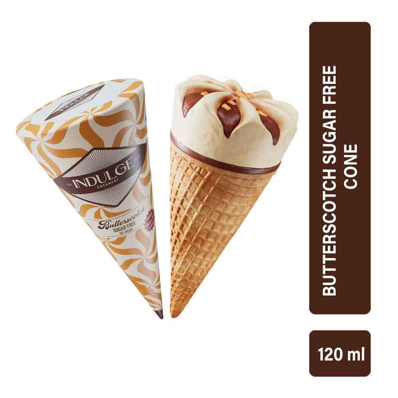 Indulge Creamery | Butterscotch Sugar Free Cone Indulge Creamery | Butterscotch Sugar Free Cone