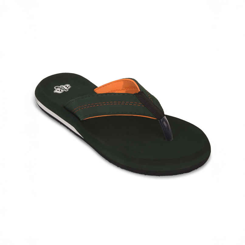 Liberty Footwear Men's A-Ha Exact Thong Slippers | Olive Green - UK 8