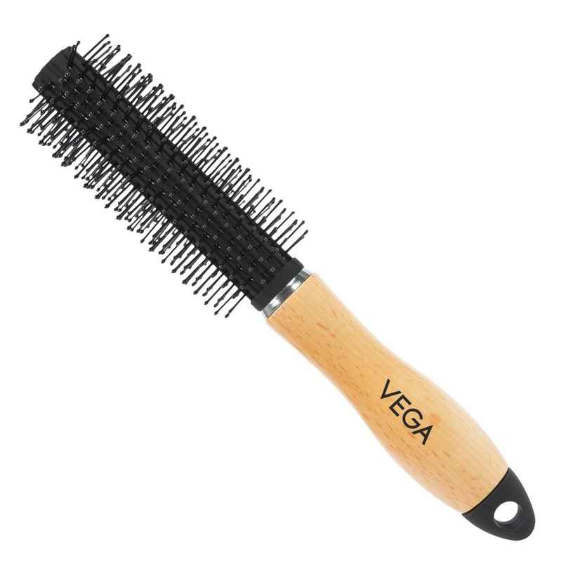 VEGA Round Hair Brush For Adding Curls | Volume And Waves In Hair| Men And Women | H3-Rb
