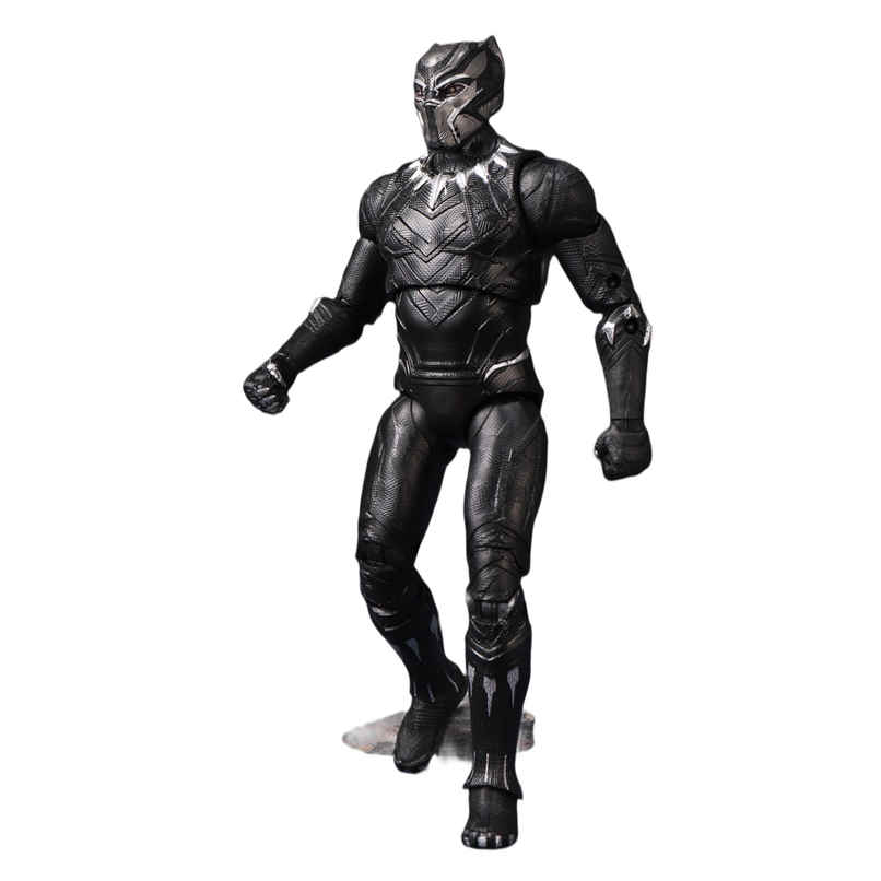 Striders Licensed Black Panther Action Figure with Plastic Display Holder | 7 inch Striders Licensed Black Panther Action Figure with Plastic Display Holder | 7 inch