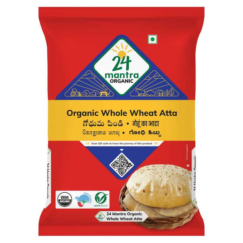 24 Mantra Organic Whole Wheat Atta 24 Mantra Organic Whole Wheat Atta