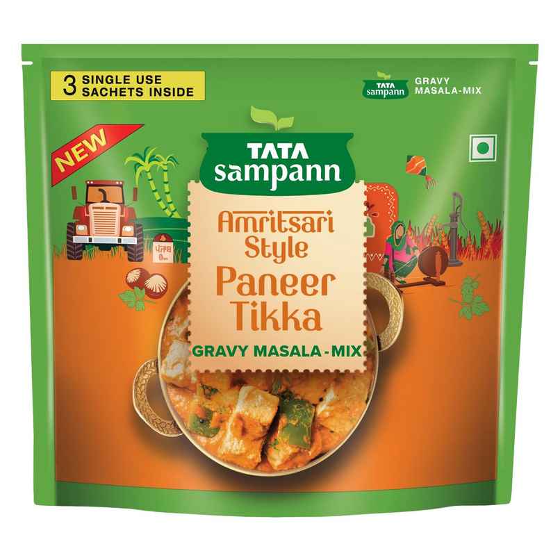 Tata Sampann Amritsari Style Paneer Tikka Gravy Masala Mix