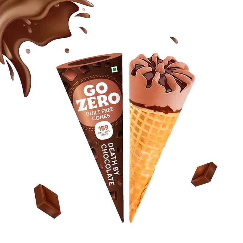 Go Zero Death By Chocolate | Low Calorie Ice Cream Cone