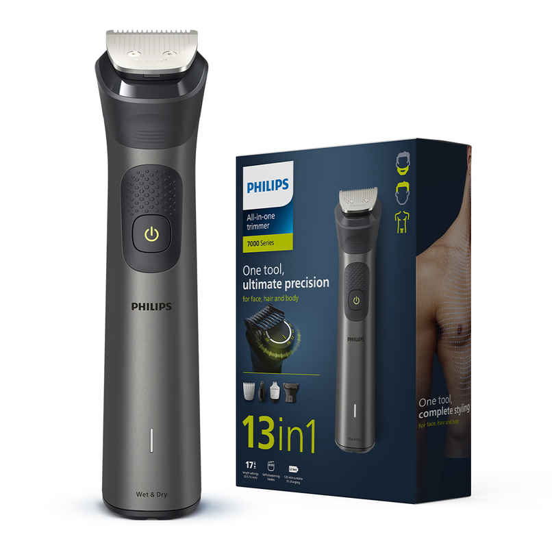 Philips India's No.1 Men's Trimmer | 13-in-1 | Face, Body & Private Parts | Beard Sense Tech Philips India's No.1 Men's Trimmer | 13-in-1 | Face, Body & Private Parts | Beard Sense Tech