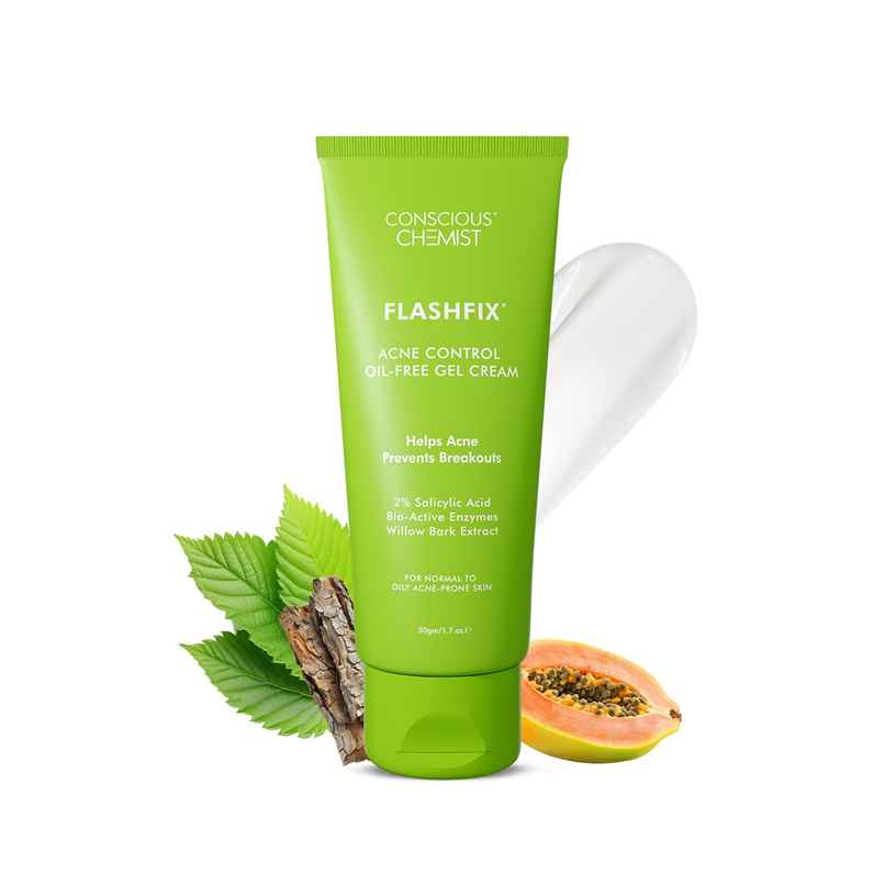 Conscious Chemist Flashfix Acne Spot Corrector Face Cream With 2% Salicylic Acid & Bio-Actives