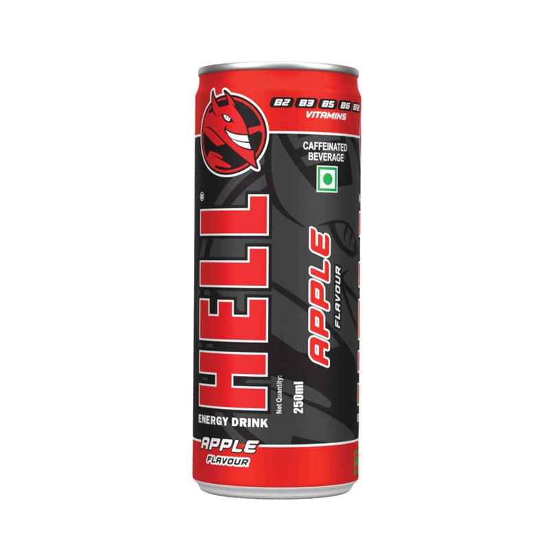 HELL Energy Drink Apple Flavoured Drink Combo     
