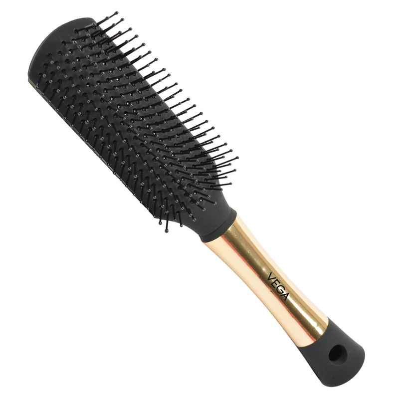 VEGA Flat Hair Brush for Men and Women| Black|E17-FB VEGA Flat Hair Brush for Men and Women| Black|E17-FB