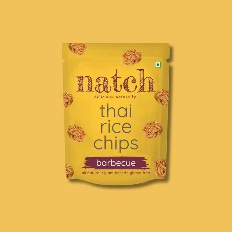 Natch Rice Chips Barbecue | Crispy Rice Snack Natch Rice Chips Barbecue | Crispy Rice Snack