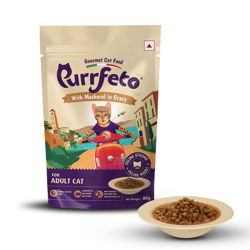 Purfetto Wet Cat FOOD With Mackerel In Gravy