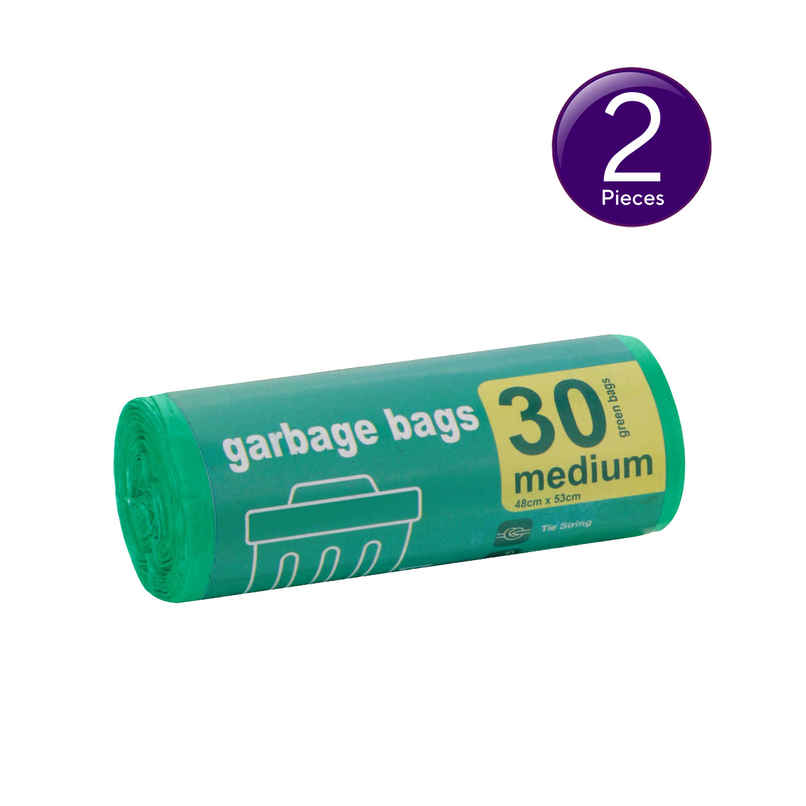 Smart One Garbage Bag Roll Green - Medium - 19 x 21 Inch Combo