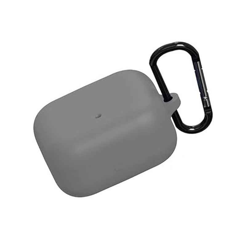 Sounce Earphone Case Cover Compatible for Realme Air Buds 3s,Soft Silicone Skin Case Cover Shock-Absorbing Protective Case with Keychain-Grey Sounce Earphone Case Cover Compatible for Realme Air Buds 3s,Soft Silicone Skin Case Cover Shock-Absorbing Protective Case with Keychain-Grey