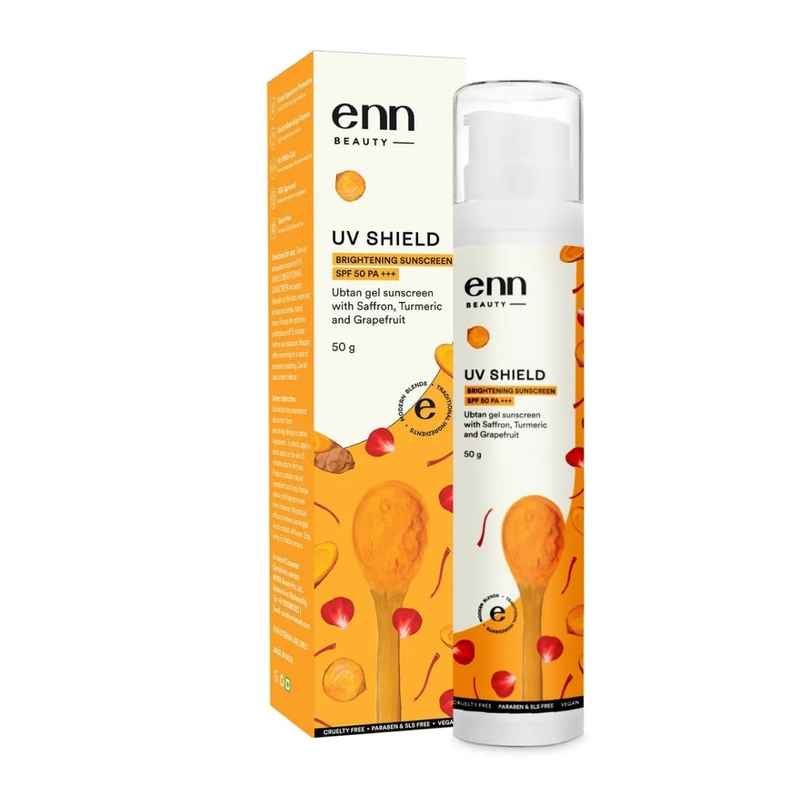 Enn Beauty Uv Shield Fragrance Free Brightening Sunscreen SPF 50 Pa +++ For Broad Spectrum
