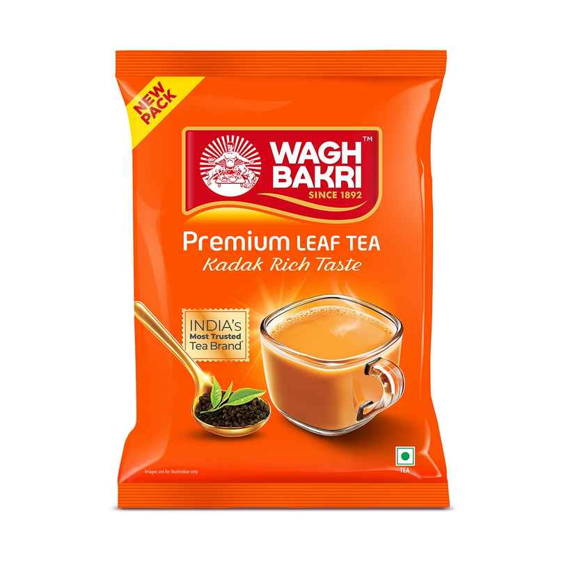 Wagh Bakri Premium Assam Leaf Tea Bold, Aromatic Kadak Chai