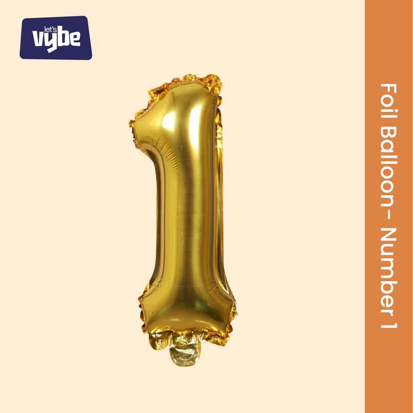Foil Balloon Number 1 | Let's Vybe