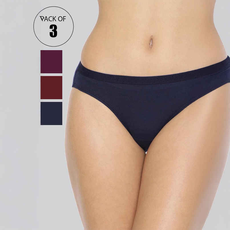 Lyra Women's Bikini Panty Solid | S (Colour May Vary)