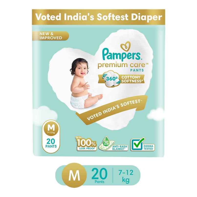 Pampers Premium Care Baby Diapers | Medium
