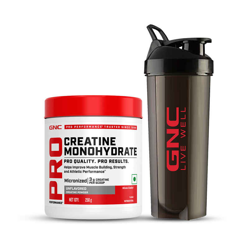 GNC Creatine Monohydrate Black Plastic Shaker GNC Creatine Monohydrate Black Plastic Shaker