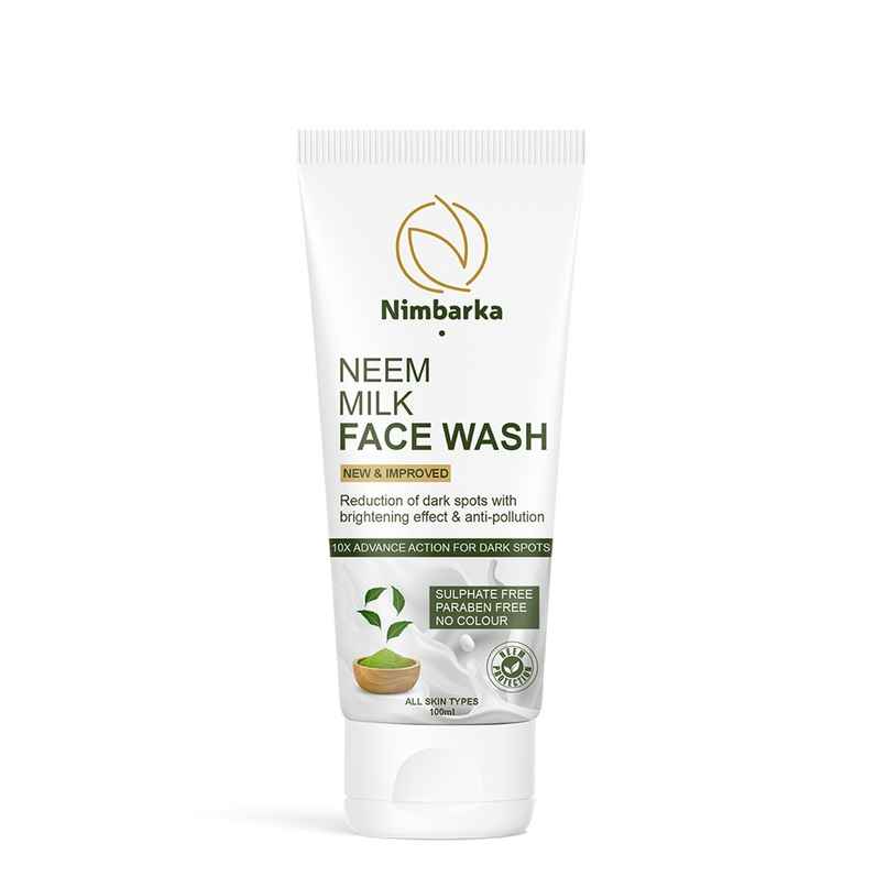 Neem & Milk Face Wash Reduction Of Dark Spots With Whitening Effect & Anti-Pollution