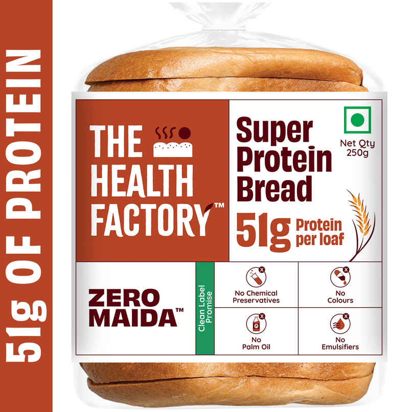 The Health Factory Zero Maida Super Protein Bread