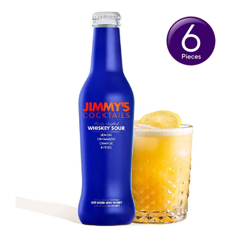 Jimmy's Cocktails Whiskey Sour Assorted Flavoured Cocktail Mixer Combo  