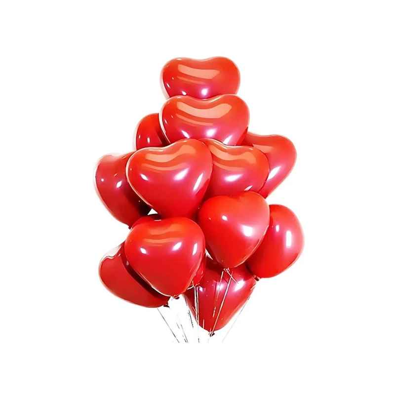 Heart Balloons for Decoration | Medium | Pack of 30 | Picfest Heart Balloons for Decoration | Medium | Pack of 30 | Picfest