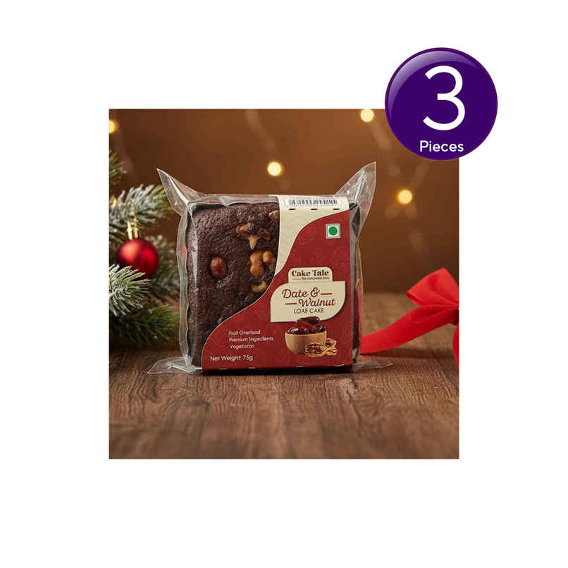 Cake Tale Barcake Date & Walnut Combo 